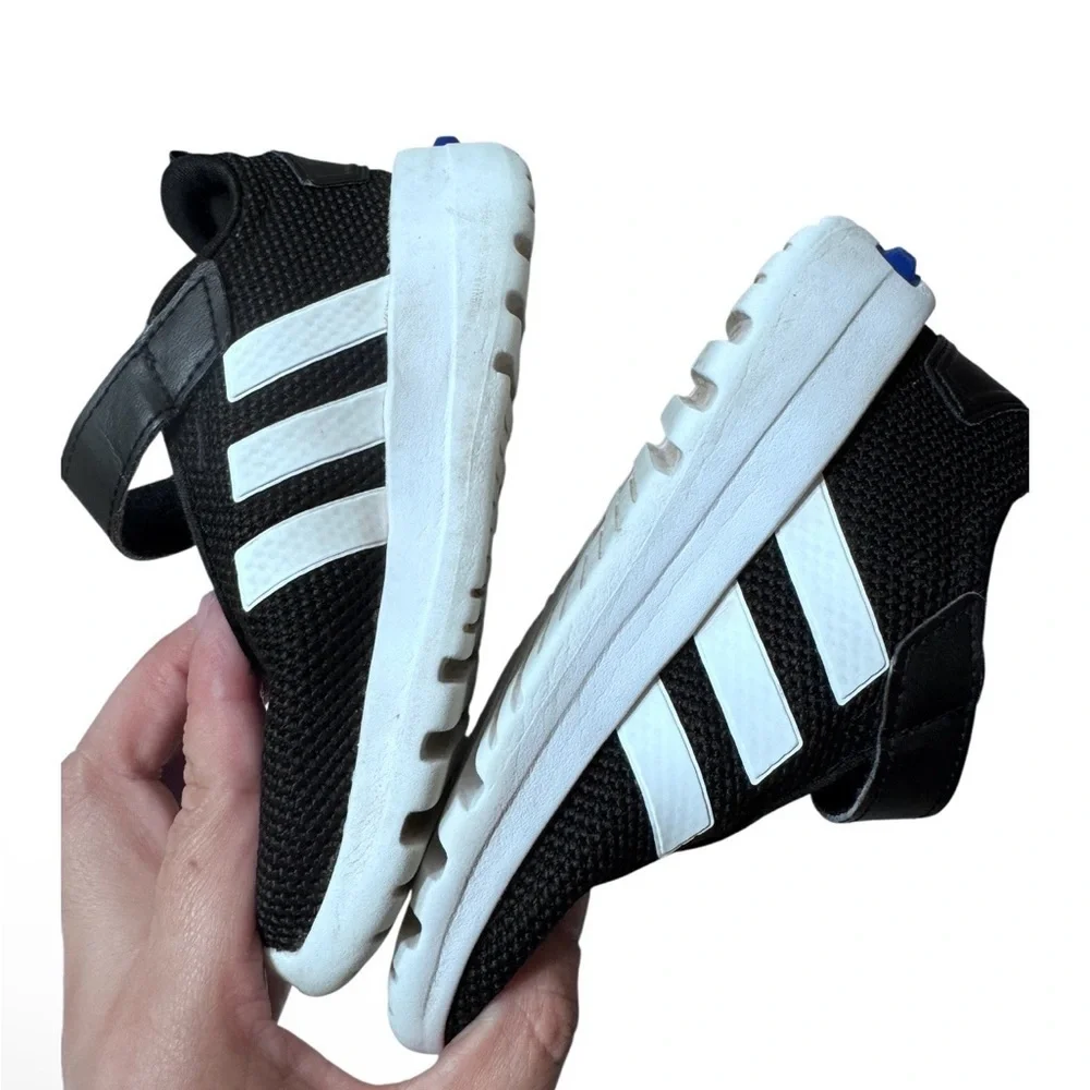 adidas black white
